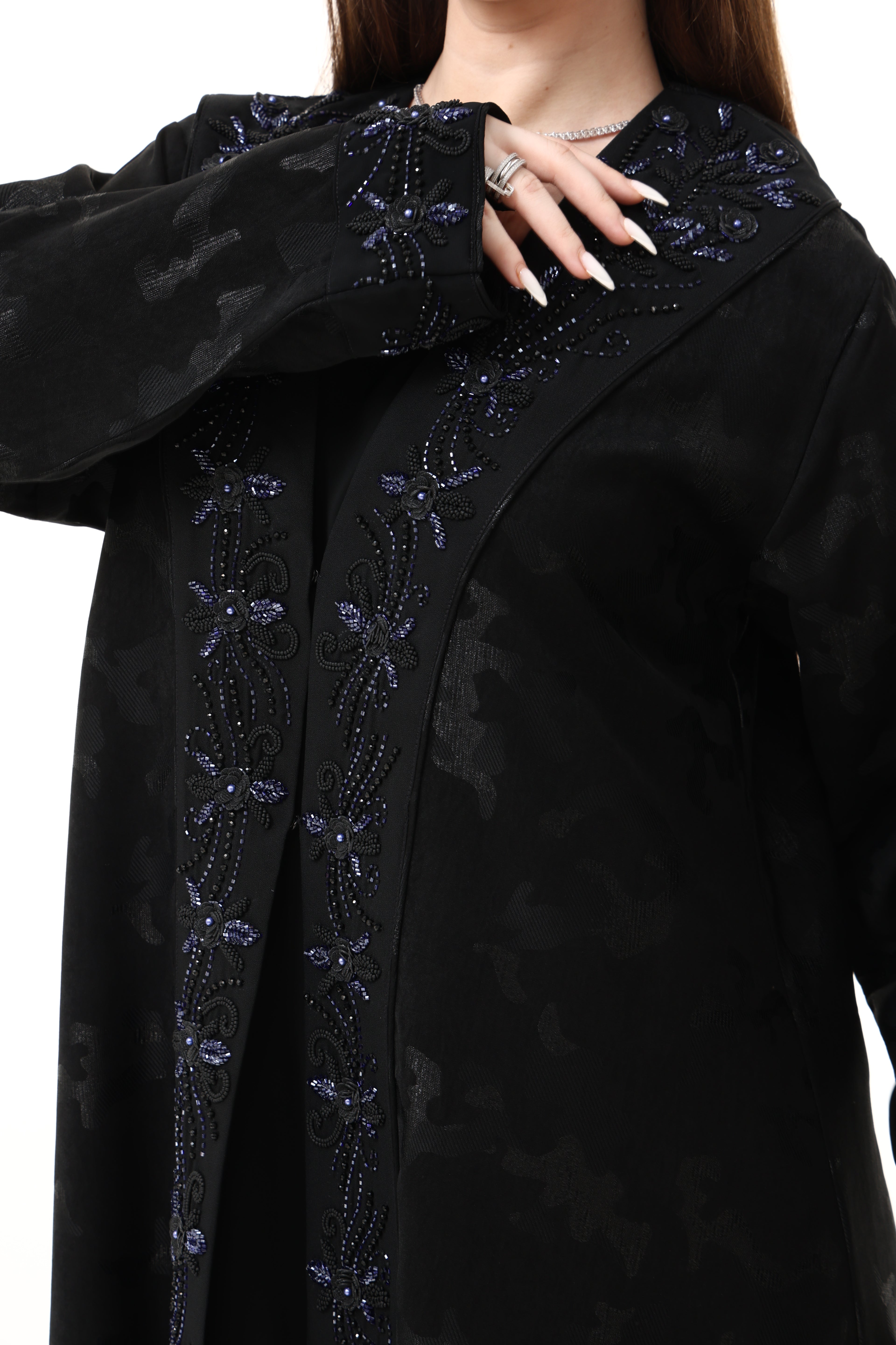 Desginer Abaya with Custom Heavy Hand Embroidery