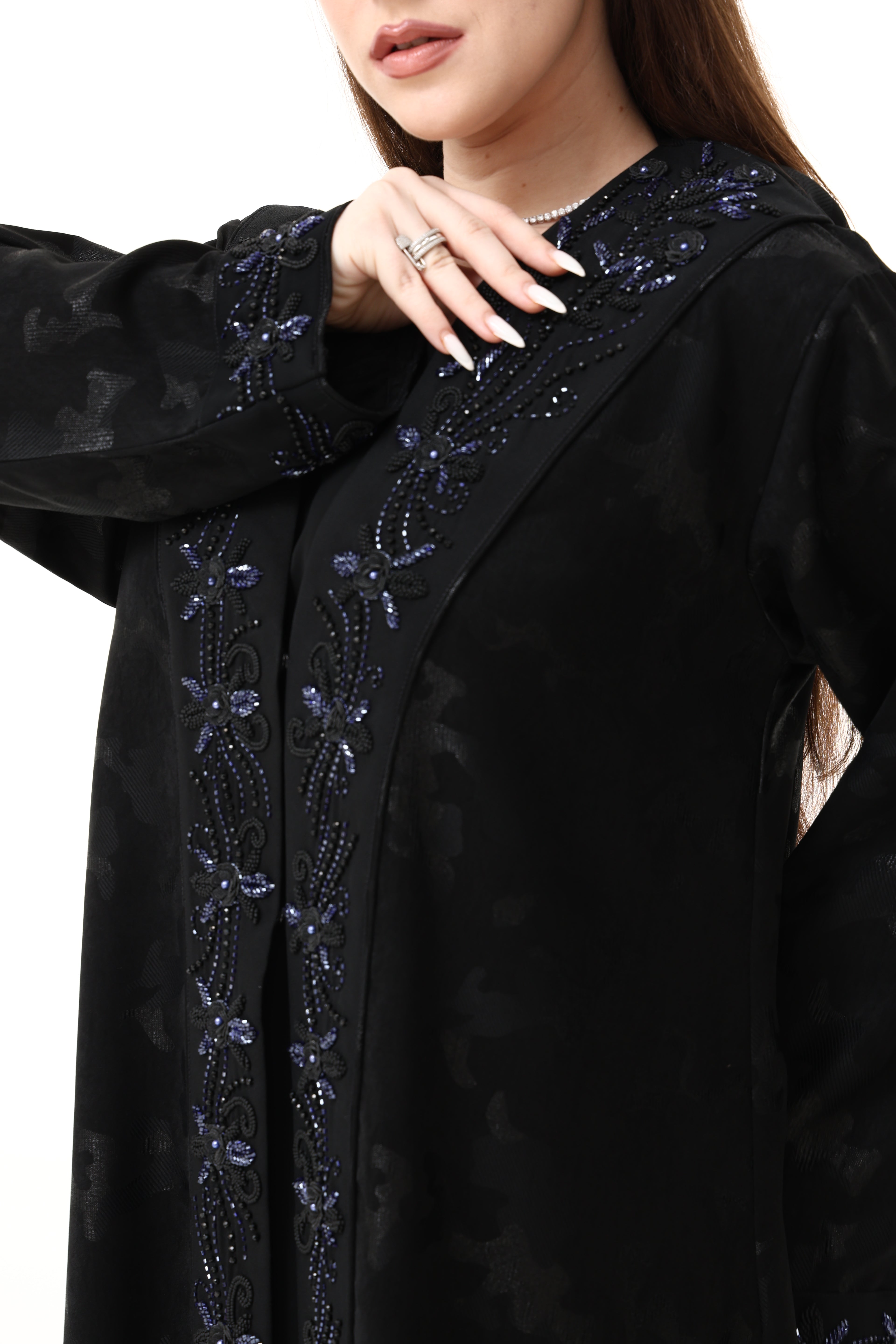 Desginer Abaya with Custom Heavy Hand Embroidery