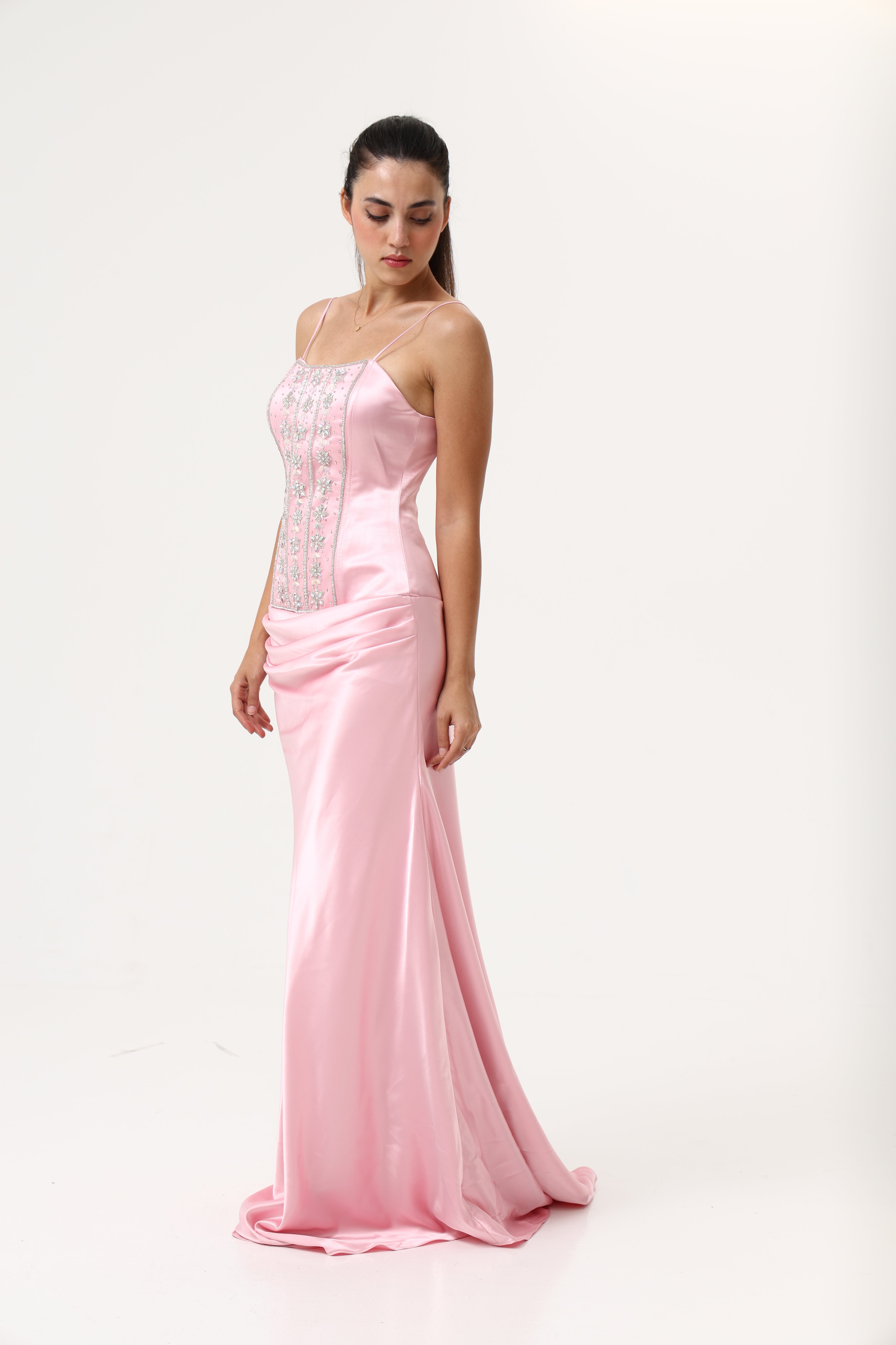 Evening Pink Party Dress