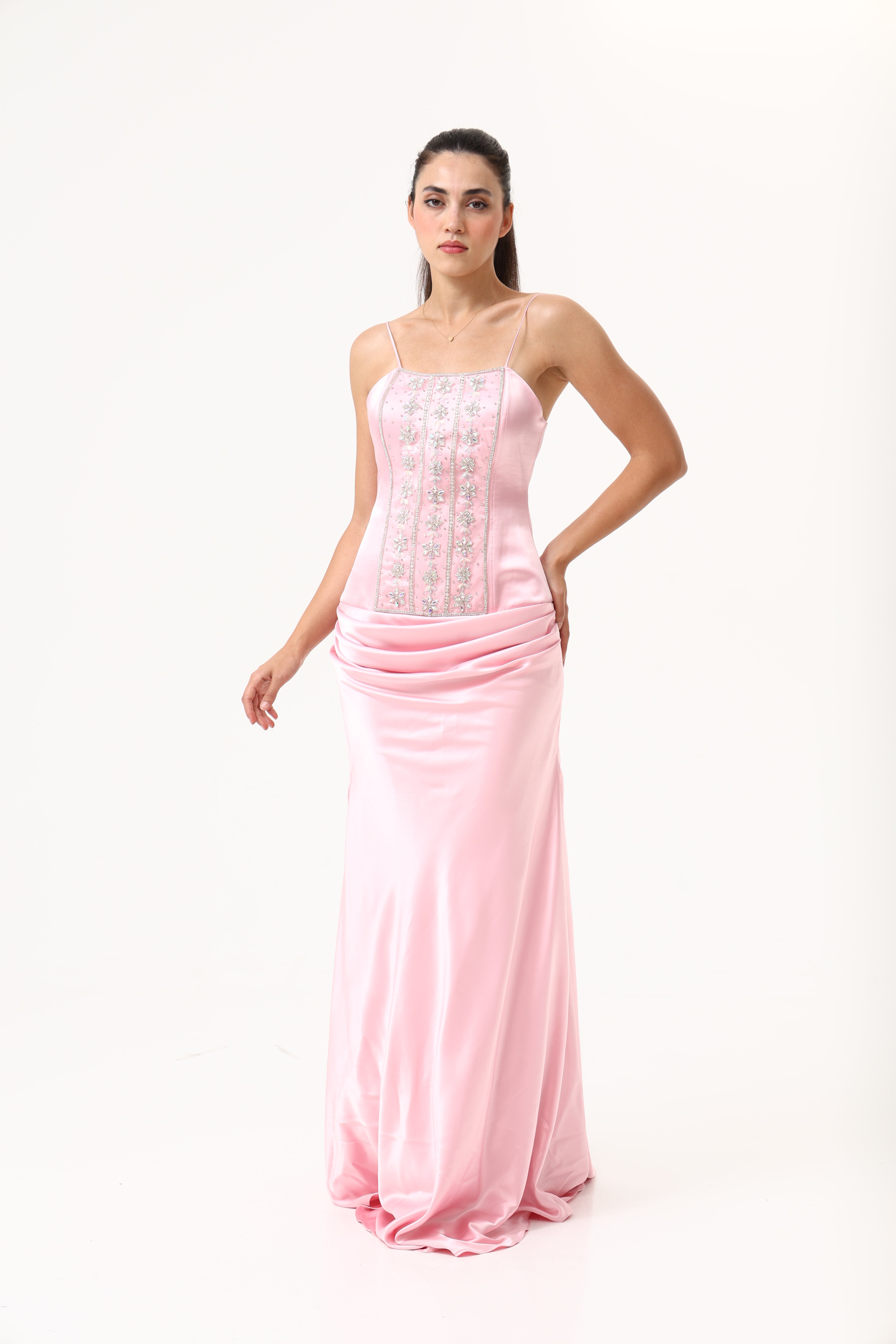 Evening Pink Party Dress
