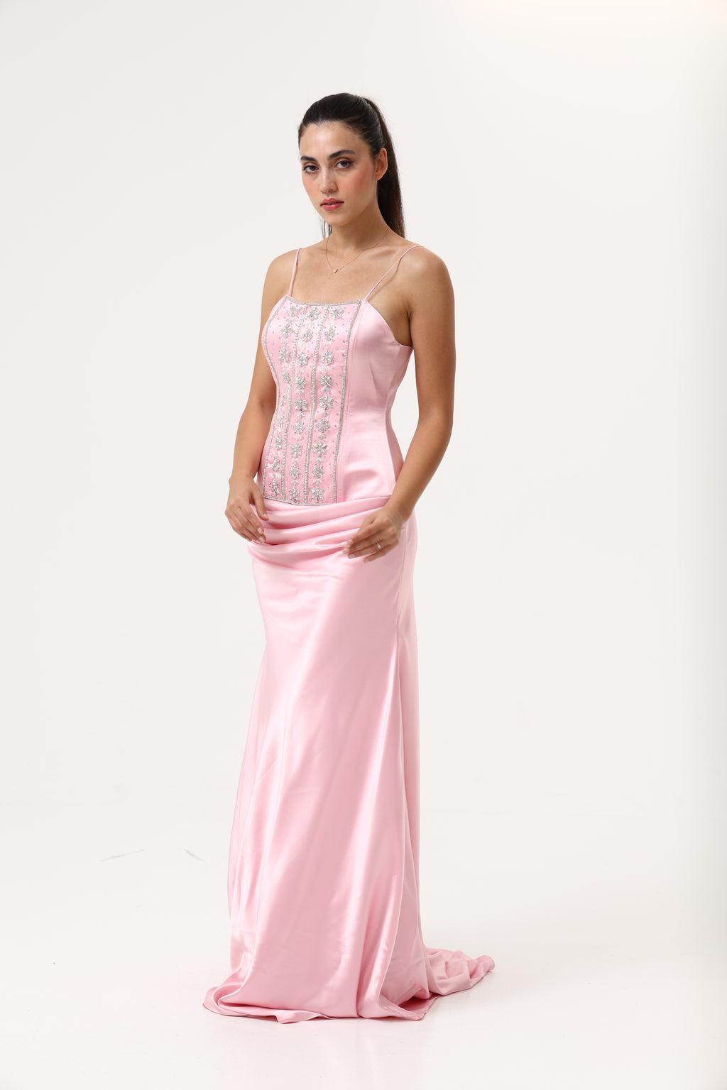 Evening Pink Party Dress