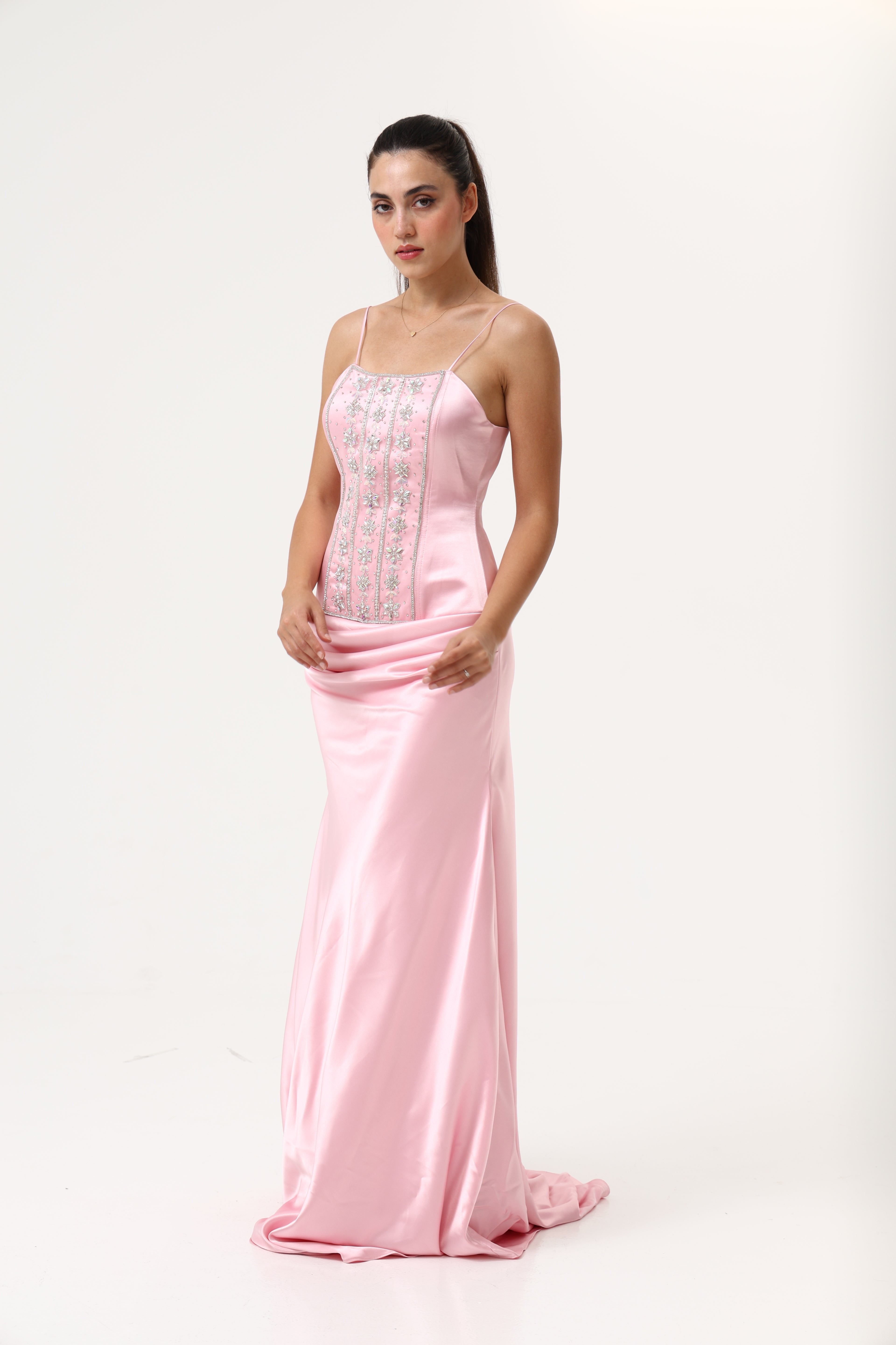Evening Pink Party Dress