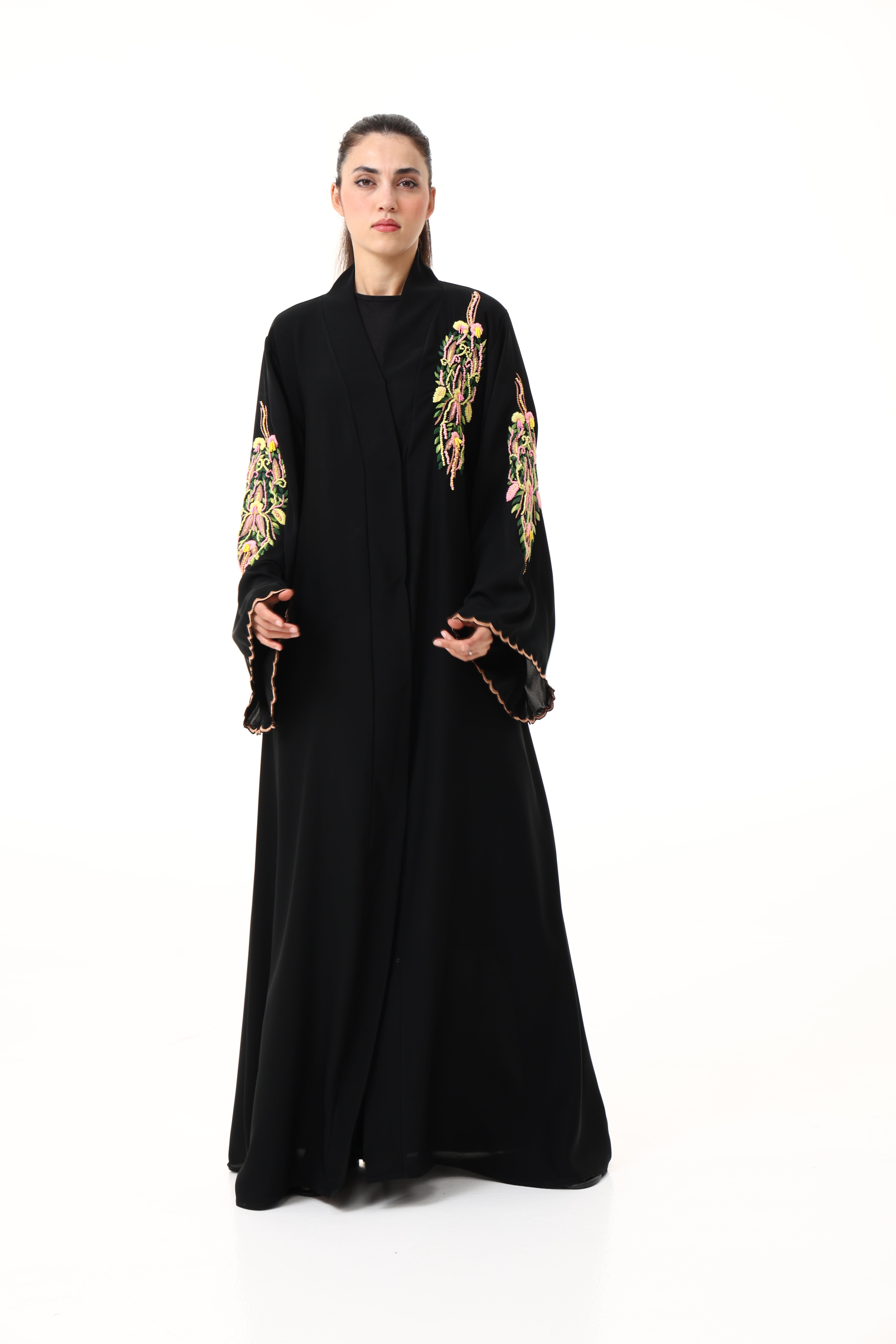Abaya with Hand Embroidery