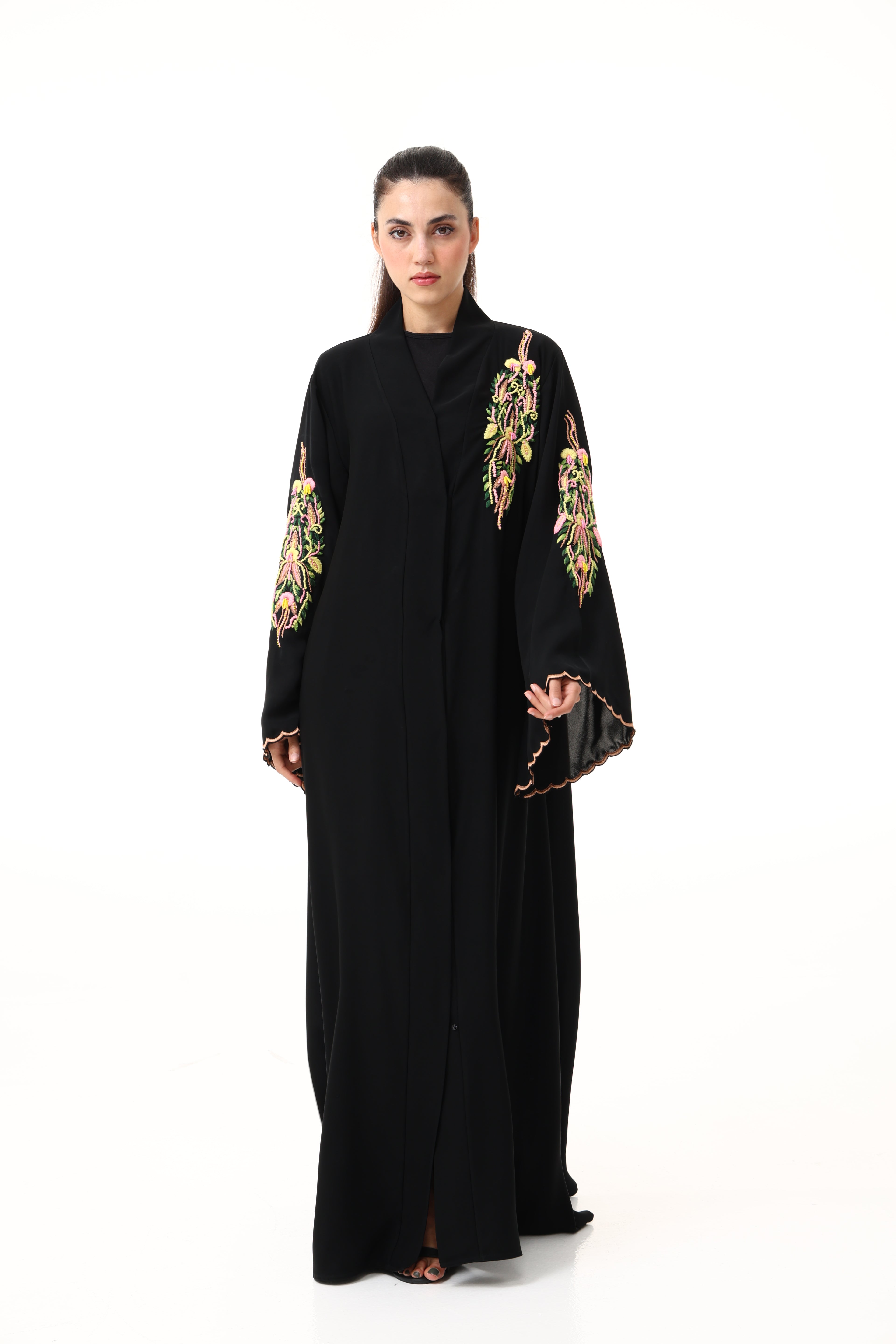 Abaya with Hand Embroidery