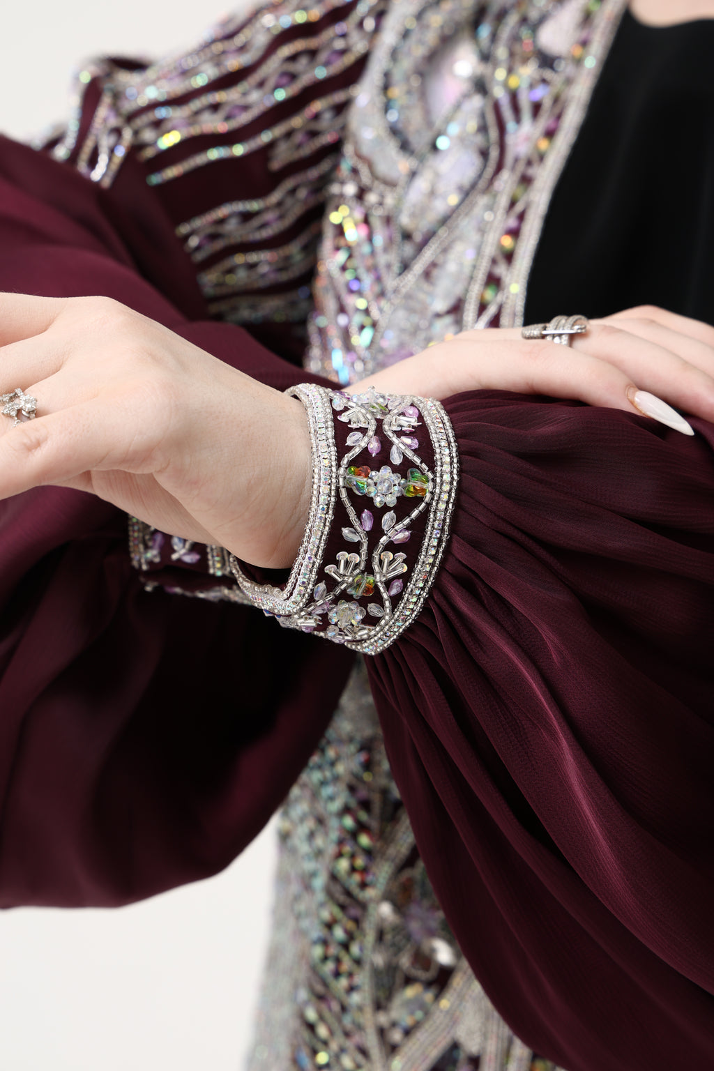Full Custom Hand Embroidery Partywear