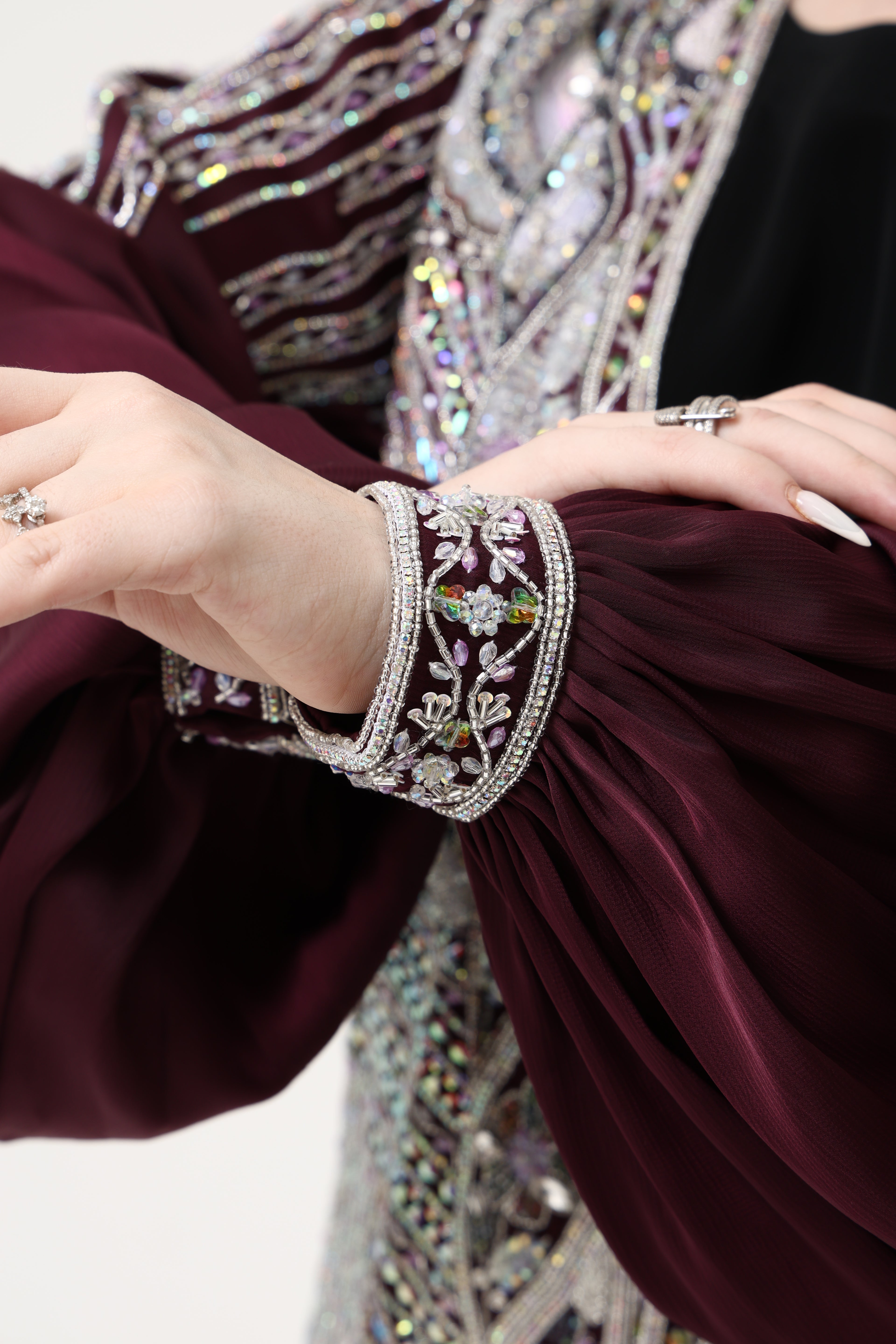 Full Custom Hand Embroidery Partywear