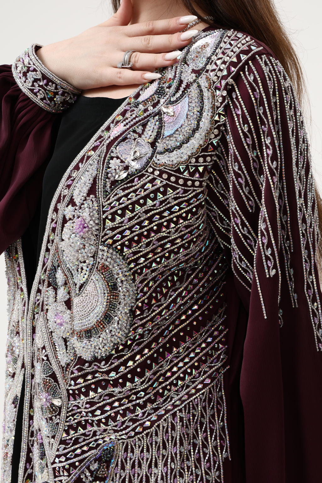 Full Custom Hand Embroidery Partywear