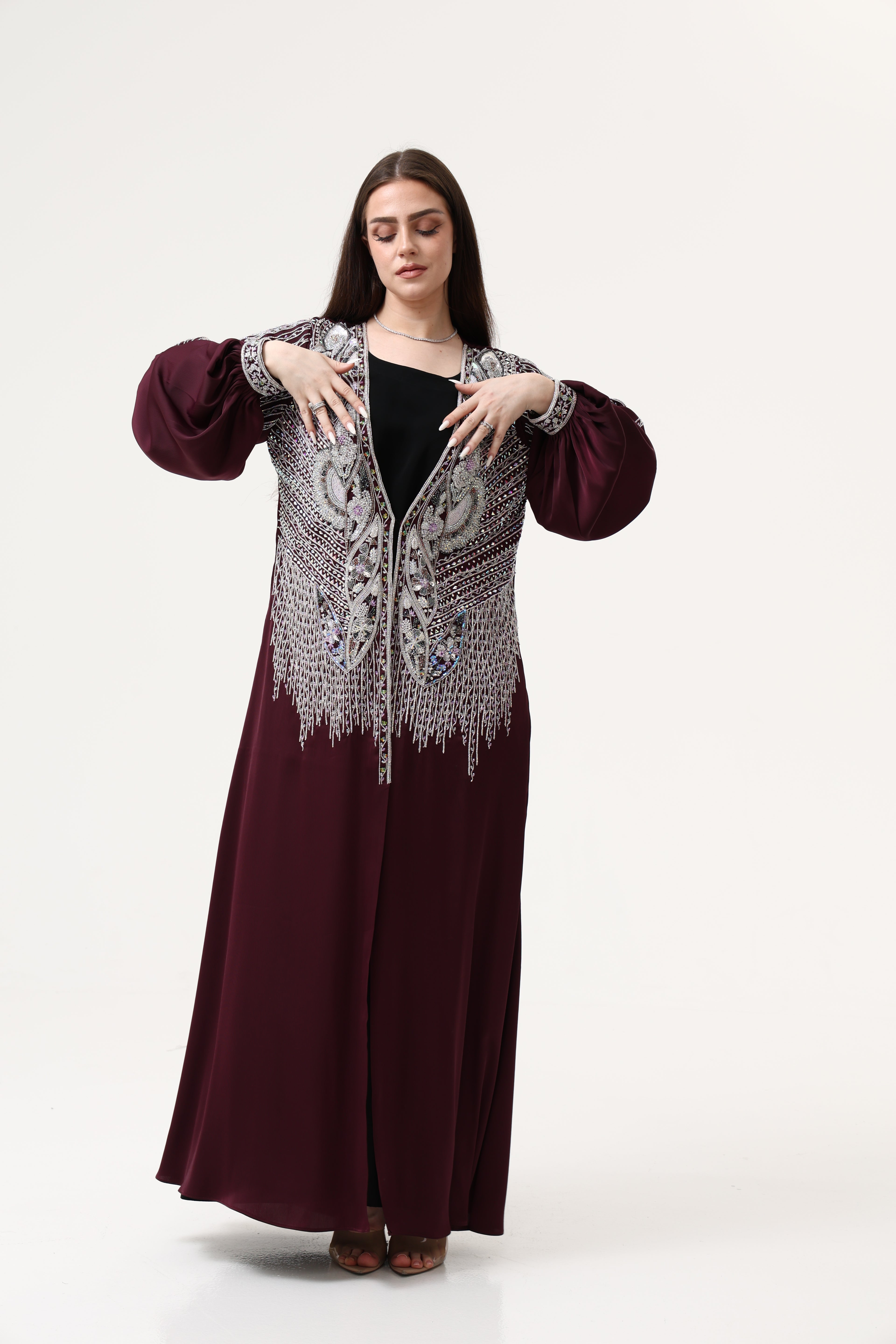 Full Custom Hand Embroidery Partywear