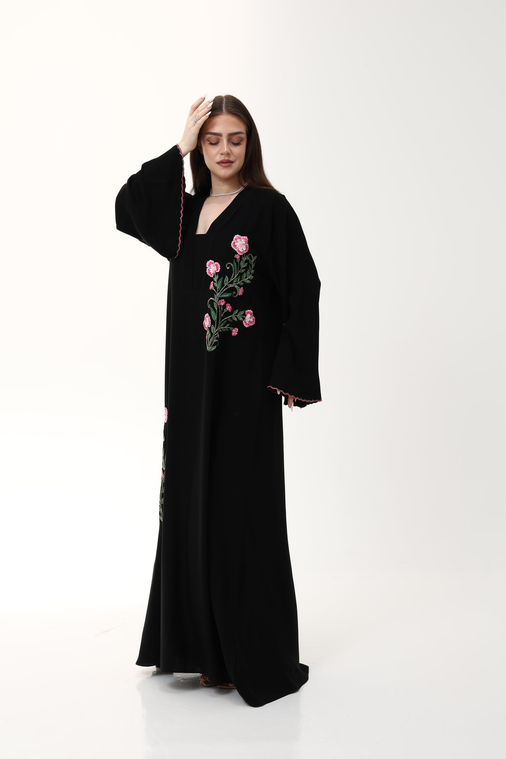 Designer Abaya with Hand Embroidery work