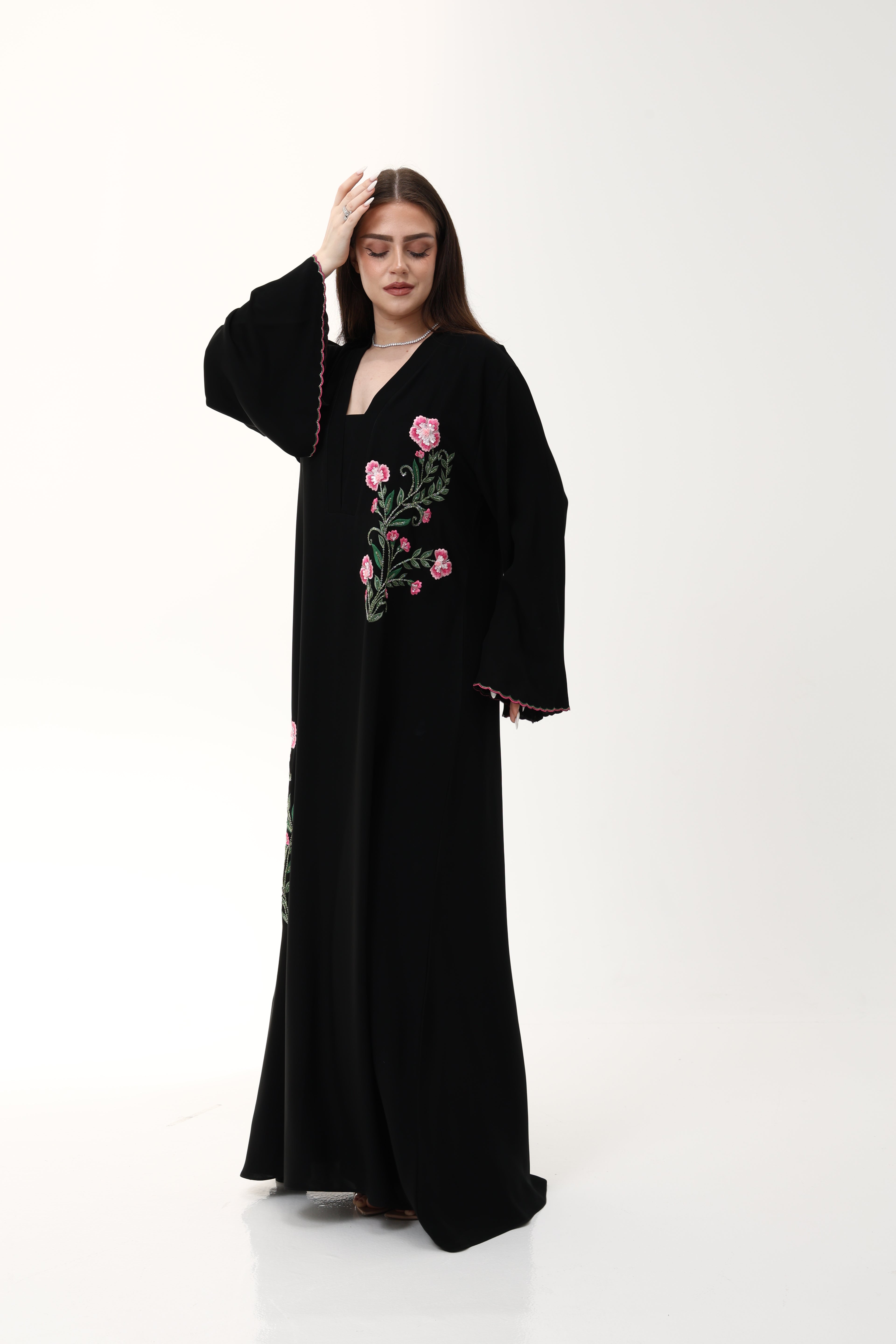 Designer Abaya with Hand Embroidery work